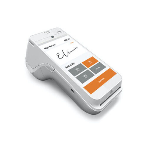 The perfect replacement for your traditional terminal with a 5" HD touchscreen, receipt printer, and barcode scanner.